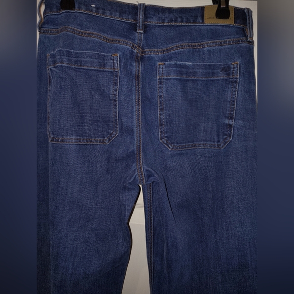 American Eagle Outfitters Stretch Blue Jeans Carpenter - Picture 3 of 5